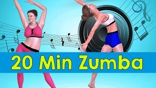 Get Fit and Have Fun with This Zumba Class - 20 Minutes of Full Body Aerobics | Zumba 3D Workouts