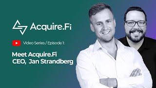 Acquire.Fi Video Series: JCCrypto Interviews Acquire.Fi Co-Founder & CEO, Jan Strandberg