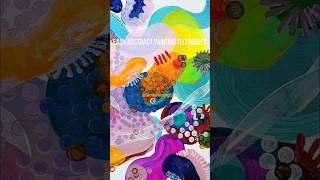 BEST EASY Acrylic Painting Techniques for Beginners #acrylicpainting #shortvideo  #shorts #short