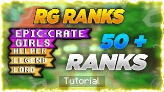 How You Can Add 50 + Rank Texures Using RG RANKS