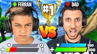 1v1 Vs My Dad For 100,000 V-Bucks! | Royalty Gaming