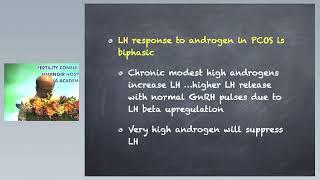 LH PATHOPHYSIOLOGY IN PCOS SIFA Reproductive Physiology Part 1 Workshop.  .....Dr Sachin Kulkarni