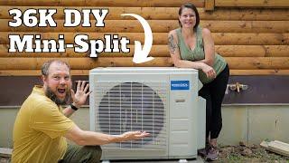 Couple Installs Mr. Cool Mini-Split [FULL INSTALL]