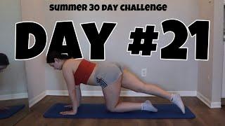 Day #21 Summer Body 30 Day Workout Challenge Beginner Friendly At Home