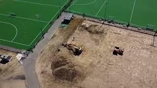 Surbiton Hockey Club - Sports Pitch Construction Progress - Blakedown Sport and Play