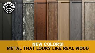 Metal Siding That Looks Like Wood: 8 Authentic Looking Colors To Choose From