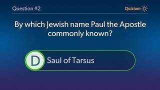 Paul the Apostle Quiz   When did Paul the Apostle born? and more questions