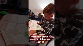 HOE SNEL LEREN ZE LEZEN  #SHORTS #FAMILIEVLOGGERS #FAMILIEVLOG