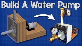 DIY Centrifugal Pump - How to make a pump from wood and optimise with CFD