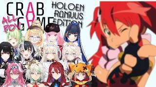 HoloEN's FIRST 4 Gen EN Collab Was Actually Crazy 【Crab Game | All POV】