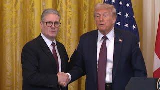 Full press conference: President Trump meets with UK Prime Minister Starmer