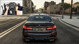 BMW M5 CS | The Crew Motorfest | Steering Wheel Gameplay