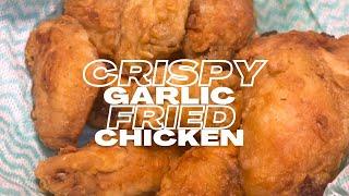 CRISPY GARLIC FRIED CHICKEN WINGS RECIPE | Darl Chua