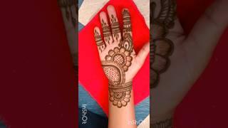 stylish and simple mehndi design for front hand #mehndi #mehandi #mehndidesign #hennadesign #hand