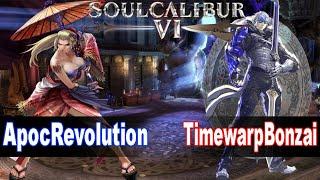 SC6: Apocrevolution6 (Setsuka) vs Timewarp97Bonzai (Groh) Soul Calibur 6 Ranked Match