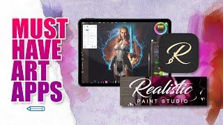 MUST HAVE ART APPS - Realistic Paint Studio #oilpainting #watercolor #pencils #watercolour #fineart