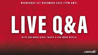 WATCH LIVE: Q&A with Nigel Travis and Mark Devlin