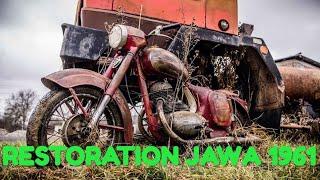 old jawa bike restore 1982 model antique bike restoration video 2024