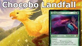 LIMIT BREAK!!!  Tifa Chocobo Landfall (Legacy MTG)