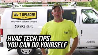 HVAC Tech Tips You Can Do Yourself