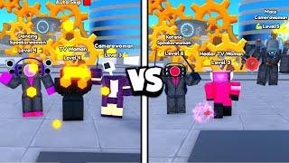 OLD WOMAN TRIO vs NEW WOMAN TRIO!  | Toilet Tower Defense Roblox