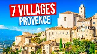 7 BEST VILLAGES of PROVENCE, FRANCE in 4K