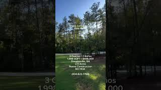 Casa en Douglasville, GA - Nueva Construccion - 2.5 Acres - Georgia Bienes Raices