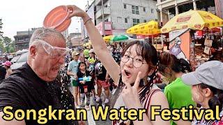 Extreme Party Songkran Water Festival 4K Chiang Mai Thailand