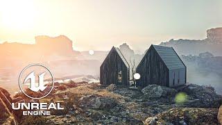 Cabin in the Rocks | ARCHITECTURE CINEMATIC RENDERING | Unreal Engine 5