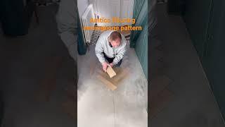 Herringbone flooring #flooringexperts #diy #design #flooring