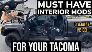 Choose Your Tacoma Interior MODS Wisely! Sometimes “Less Is More”!!