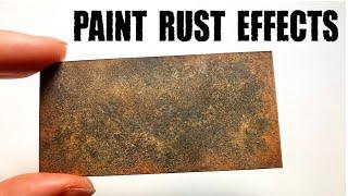 How to Paint REALISTIC Rust Effects