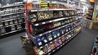 Tackle Shop tour Angling Direct Guildford - fishing tackle - Tackle guru - Daiwa and more.