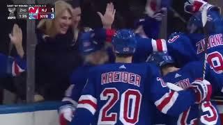 Rangers VS Devils Game 6 4/29/2023 Rangers Goals