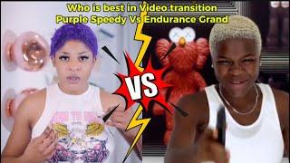 Who is best in Video transition—Purple Speedy VS Endurance Grand 