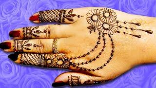 Jewellery Mehndi Design -Simple and Easy | Back hand mehndi #6 | Maan Creative Art