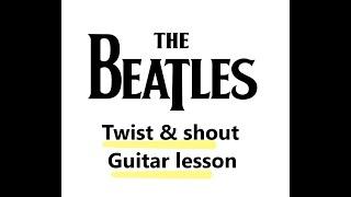 Twist & shout guitar lesson