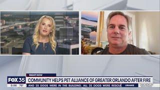 Community helps Pet Alliance of Greater Orlando after fire