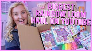 OPENING THE BIGGEST RAINBOW LOOM SURPRISE BOX  🫶️ HUGE RAINBOW LOOM HAUL