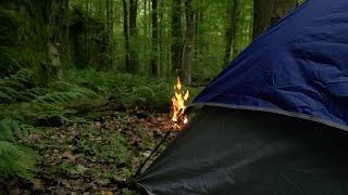 Camping Overnight Deep in the Appalachian Mountains in the Heat and Humidity - 95⁰ F, High Winds