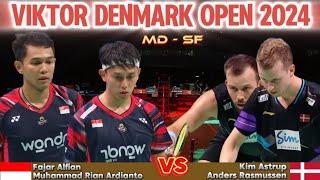 Fajar Alfian/Muhammad Rian Ardianto (INA) vs Astrup/Rasmussen (DEN) | SF | Badminton VDO24