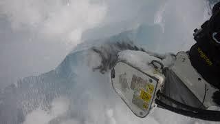 Simex TF Cutter Heads for excavator working inside the Langjökull glacier, Iceland