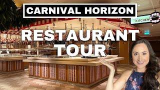 Carnival Horizon Onboard Dining Options: Free Cruise Food and Specialty Restaurants