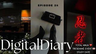 #digitaldiary : episode 24 | total ninja, TRESEMMÈ event, study date