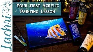 Acrylic Painting for Beginners - Lachri painting step by step