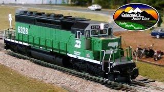 Intermountain SD40-2 HO Burlington Northern with LokSound Model Train Review