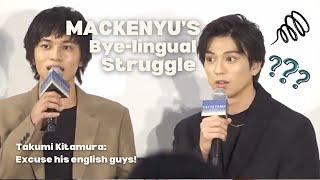 Mackenyu’s bilingual struggle is a whole mood