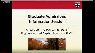 SEAS Graduate Admissions- Information for Applicants