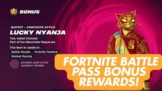 FULL Fortnite Chapter 6 Season 1 BATTLE PASS BONUS REWARDS!