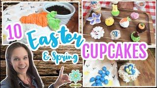 10 EASY & Adorable Easter Cupcakes anyone cake make! | Easter Recipes 2024